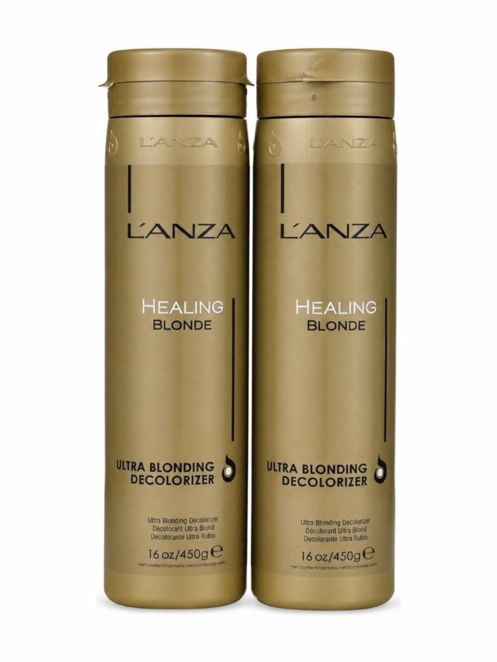 L’ANZA Healing Blonde Ultra Blonding Decolorizer 16 oz 450g Hair Lightener x2